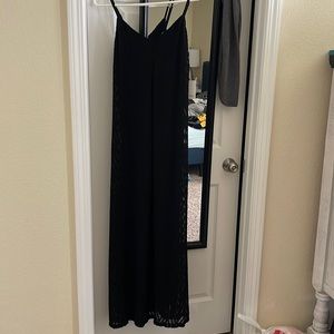 Very soft black maxi dress